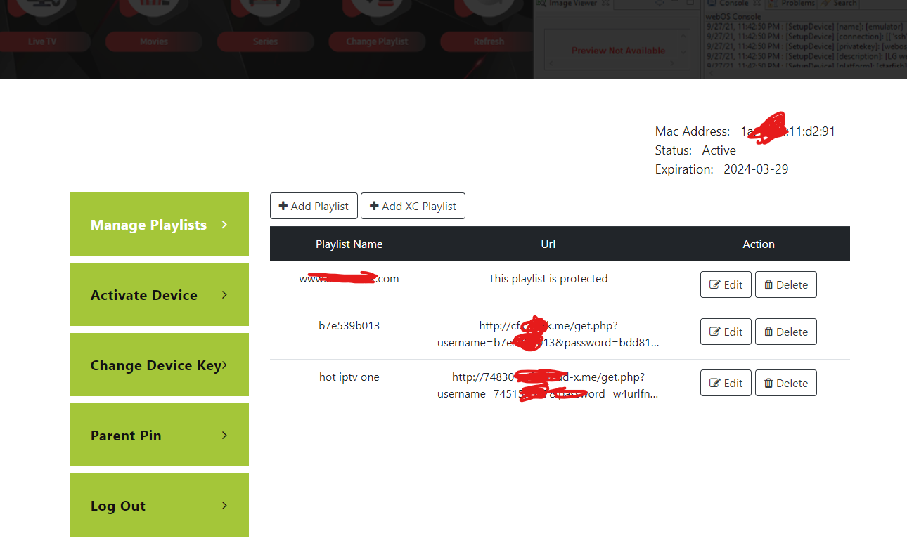 ibo player dashboard