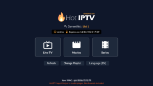 hot iptv ui